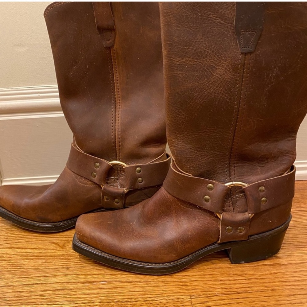 FRI VINTAGE  leather-sole,USA-madeHarness Boots.🔥STOP SCROLLING🔥